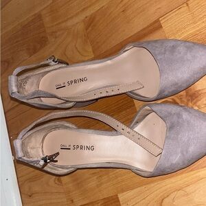 Call It Spring Women's Elegant Gray Heels